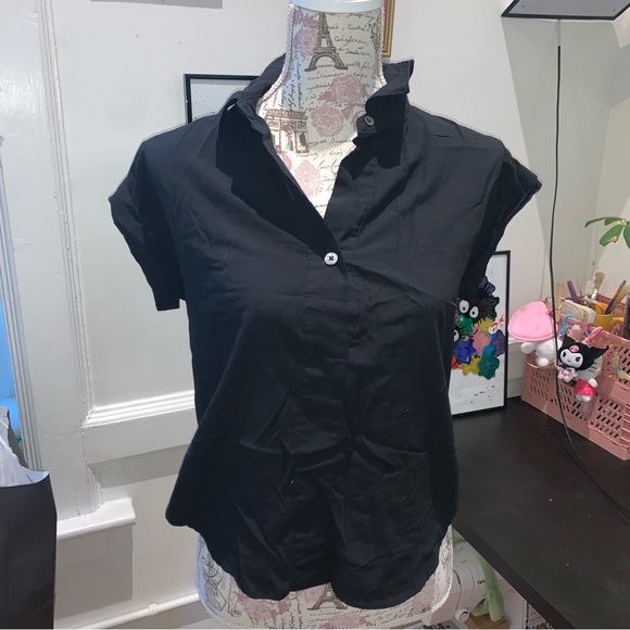 Black button up - Picture 1 of 4